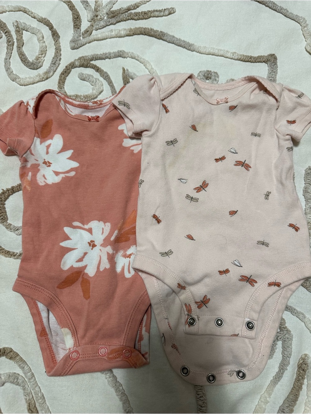 Carter's Baby Girl One-Pieces (2 Pack)
